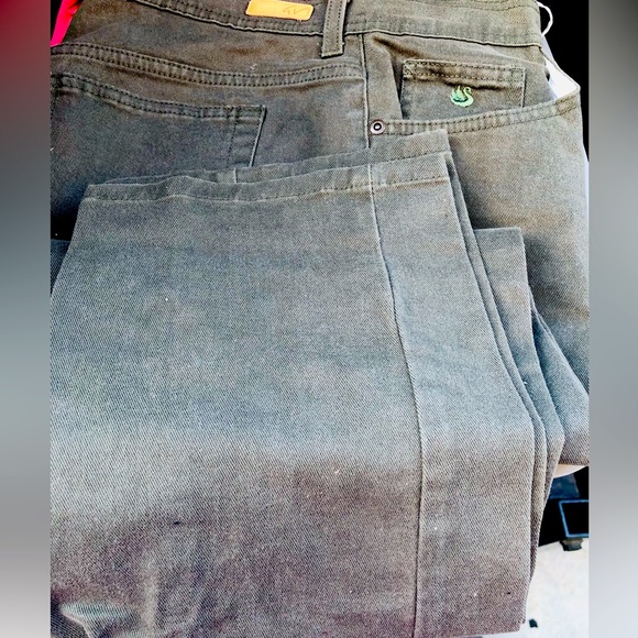 🌹🌹Gloria Vanderbilt Amanda Forest Green Jeans Size 14🌹🌹 - Picture 5 of 8